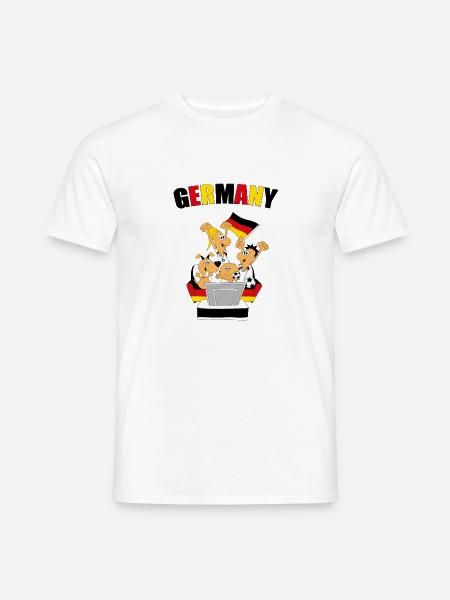FUßBALL - DEUTSCHLAND - WELTMEISTERSCHAFT - SPORT - Männer T-Shirt - Weiß