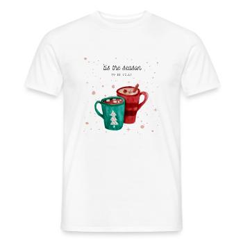 'tis the season to be jolly - Männer T-Shirt - Weiß - Vorne - AI Model Male 178 dark (178cm)
