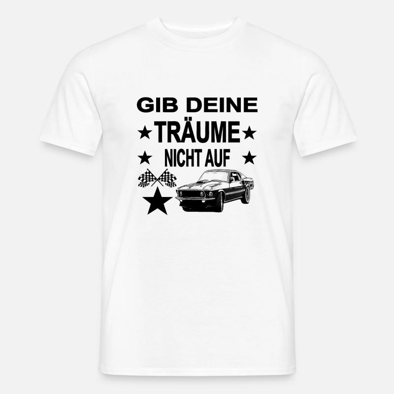 Auto - Männer T-Shirt - Weiß