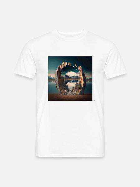 Landschaft der Welt n°6 - Männer T-Shirt - Weiß