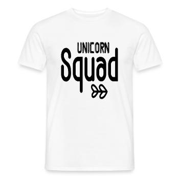 Escouade de licornes - T-shirt homme - blanc - Devant - AI Model Male 178 dark (178cm)