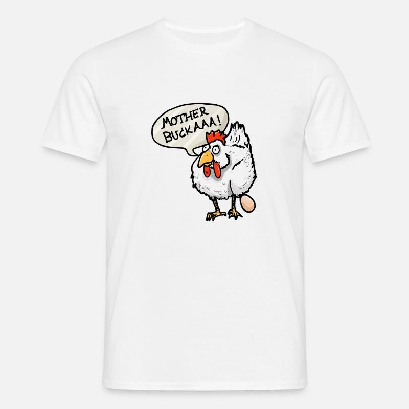 Mutter bukaaa!! - Männer T-Shirt - Weiß