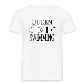 joke birthday present funny sayings happy cool - Men's T-Shirt - white - Front - AI Model Male 178 dark (178cm)