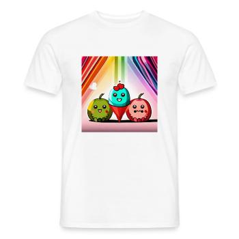 Cute and Cuddly - Men's T-Shirt - white - Front - AI Model Male 178 dark (178cm)