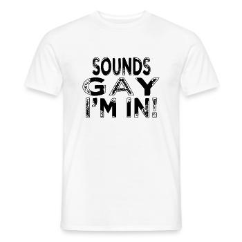 50th birthday sayings transgender bible verse - Männer T-Shirt - Weiß - Vorne - AI Model Male 178 dark (178cm)
