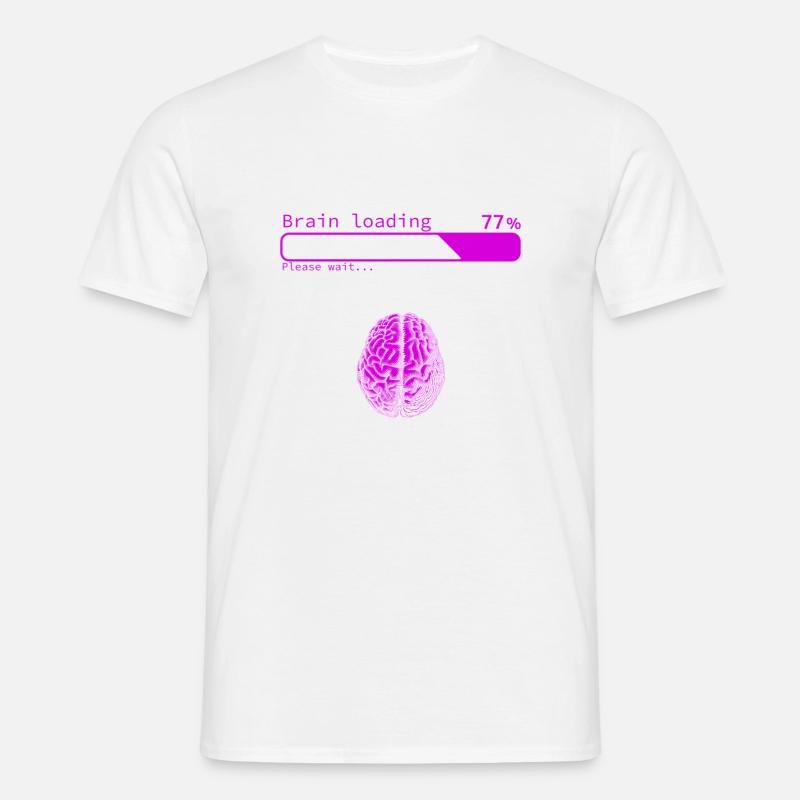 Brain Loading - Men's T-Shirt - white
