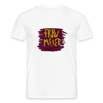 Abschiedsgeschenk für Frau Meier - Männer T-Shirt - Weiß - Vorne - AI Model Male 178 dark (178cm)