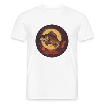 Barsch - Männer T-Shirt - Weiß - Vorne - AI Model Male 178 dark (178cm)