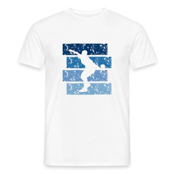 Tennis de table cadeau Vintage - T-shirt homme - blanc - Devant - AI Model Male 178 dark (178cm)