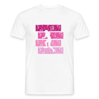 Tennis cadeau Vintage - T-shirt homme - blanc - Devant - AI Model Male 178 dark (178cm)