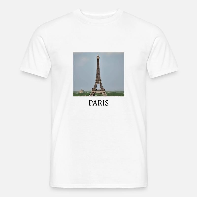 Paris - Männer T-Shirt - Weiß