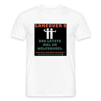Wolfsrudel Freunde - Männer T-Shirt - Weiß - Vorne - AI Model Male 178 dark (178cm)