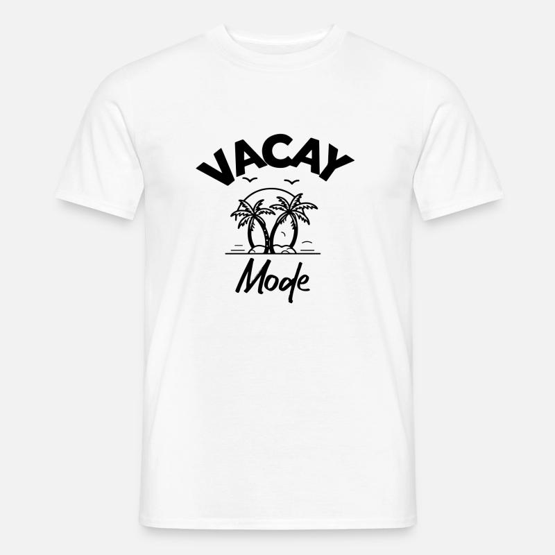 Vacay Mode - Männer T-Shirt - Weiß