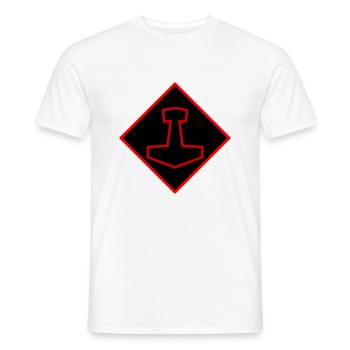 Mjölnir - T-shirt homme - blanc - Devant - AI Model Male 178 dark (178cm)