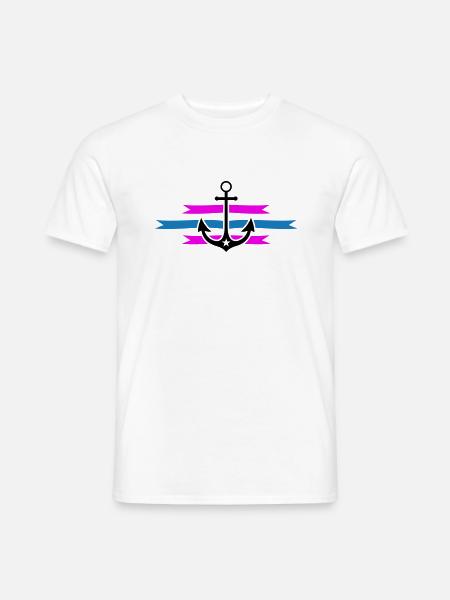 ancre - T-shirt homme - blanc