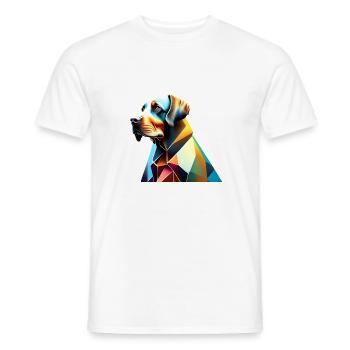 Labradorbesitzer Hundewelpe Labrador Retriever - Männer T-Shirt - Weiß - Vorne - AI Model Male 178 dark (178cm)