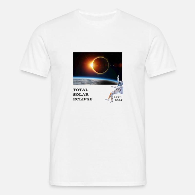 Total Solar Eclipse - Männer T-Shirt - Weiß
