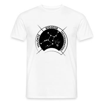 design vierge - T-shirt homme - blanc - Devant - AI Model Male 178 dark (178cm)