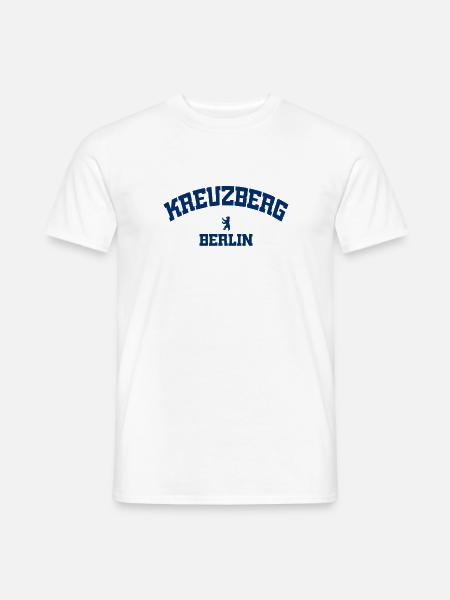 Kreuzberg - Berlin - Deutschland - Germany - Männer T-Shirt - Weiß