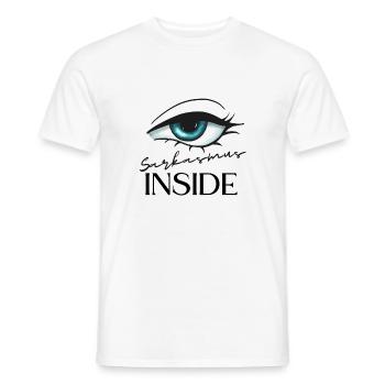 Sarkasmus inside - Männer T-Shirt - Weiß - Vorne - AI Model Male 178 dark (178cm)