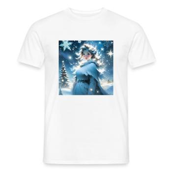 Joyeux Noel #14 - T-shirt homme - blanc - Devant - AI Model Male 178 dark (178cm)