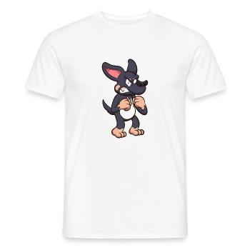 Wütender Chihuahua - Männer T-Shirt - Weiß - Vorne - AI Model Male 178 dark (178cm)