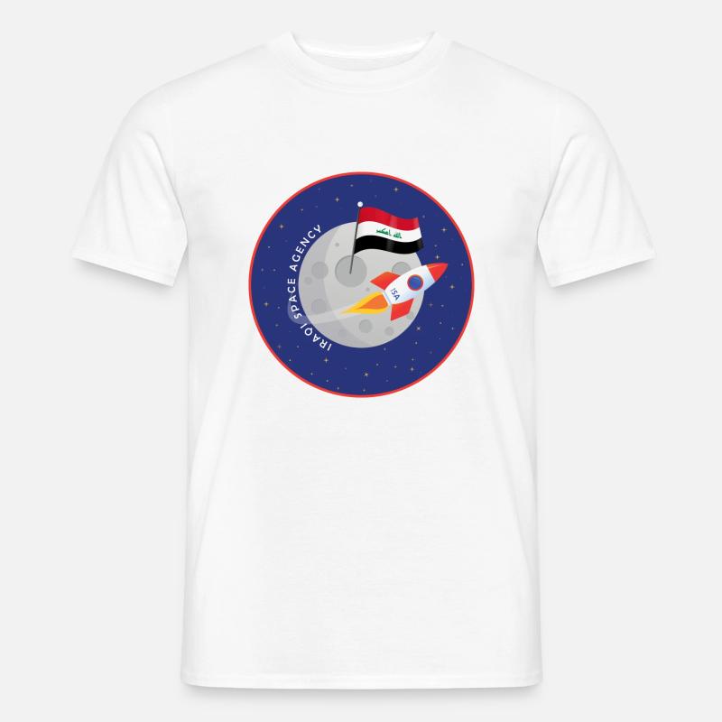 Irakische Raumfahrtbehörde - Männer T-Shirt - Weiß