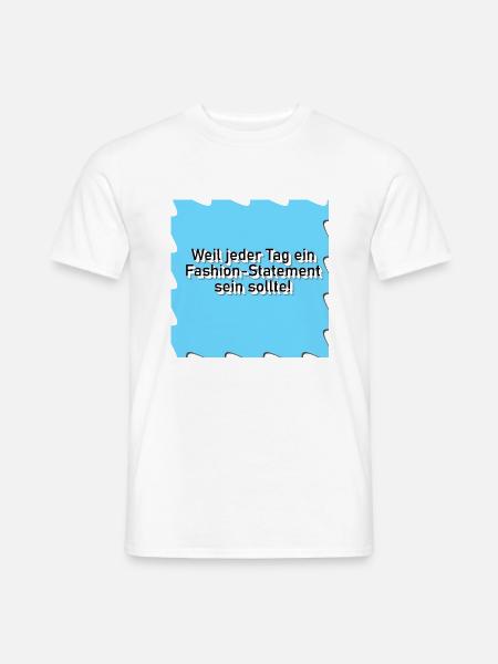 Style ist alles - Männer T-Shirt - Weiß