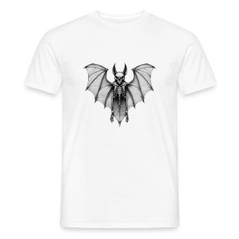 Bat - Men's T-Shirt - white - Front - AI Model Male 178 dark (178cm)