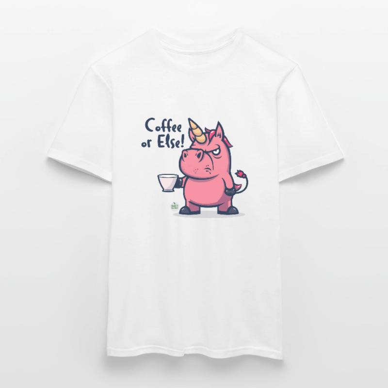 Kaffee hin oder her! Männer T-Shirt