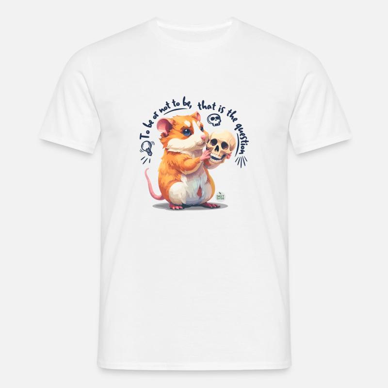 Sein oder Nichtsein - Männer T-Shirt - Weiß