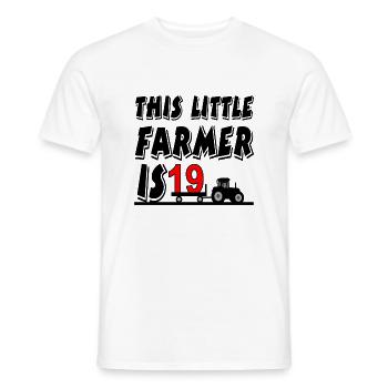 Cultivateur - T-shirt homme - blanc - Devant - AI Model Male 178 dark (178cm)