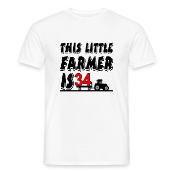 Cultivateur - T-shirt homme - blanc - Devant - AI Model Male 178 dark (178cm)