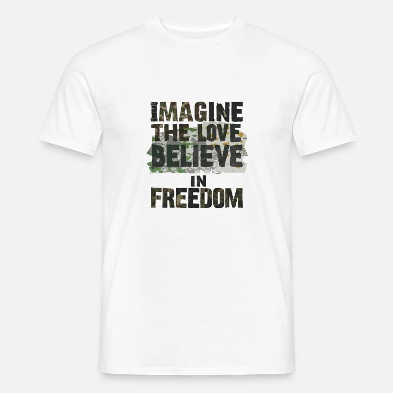 a thought provoking image with text written in mis - T-shirt homme - blanc