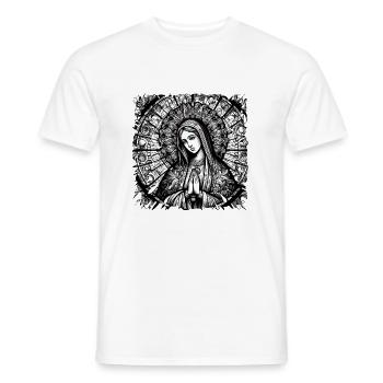 Jungfrau Maria Jesus Bibel christliche Religion christlich - Männer T-Shirt - Weiß - Vorne - AI Model Male 178 dark (178cm)