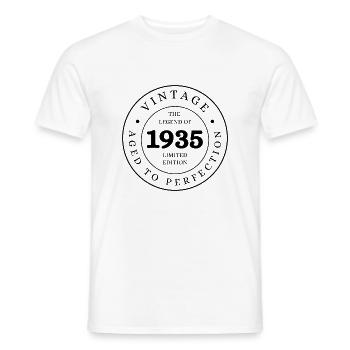 The legend of 1935 limited edition - T-shirt homme - blanc - Devant - AI Model Male 178 dark (178cm)