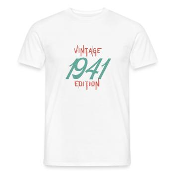 Jahrgang Ausgabe 1941 - Männer T-Shirt - Weiß - Vorne - AI Model Male 178 dark (178cm)