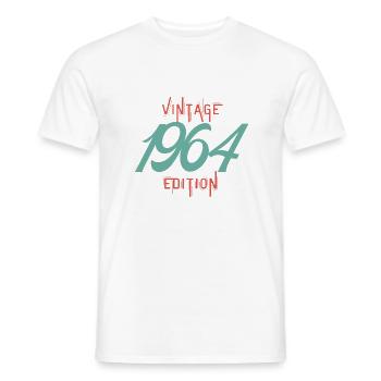 Jahrgang Ausgabe 1964 - Männer T-Shirt - Weiß - Vorne - AI Model Male 178 dark (178cm)