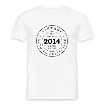 The legend of 2014 limited edition - T-shirt homme - blanc - Devant - AI Model Male 178 dark (178cm)