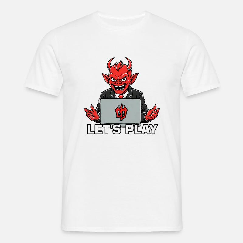 Red Devil - Men's T-Shirt - white