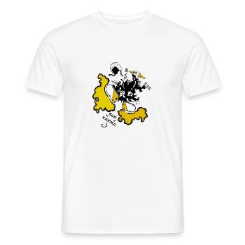 Bad karm - Snowboard - T-shirt homme - blanc - Devant - AI Model Male 178 dark (178cm)