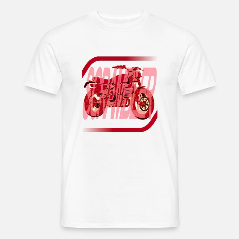 Cavalier Scrambler - Männer T-Shirt - Weiß