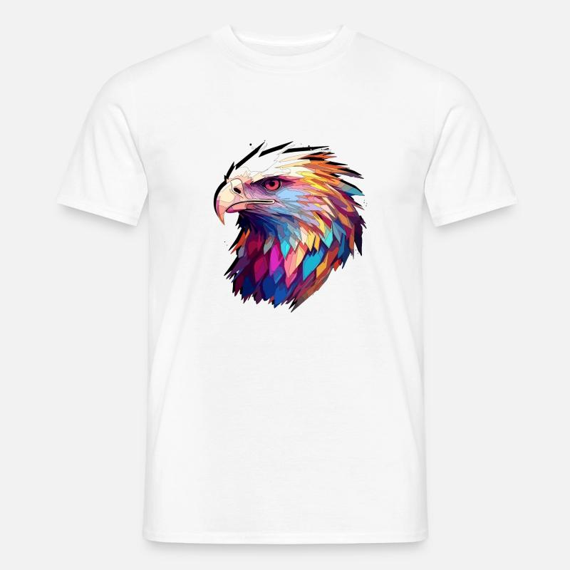 Adler - Männer T-Shirt - Weiß