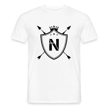 wappen n - Männer T-Shirt - Weiß - Vorne - AI Model Male 178 dark (178cm)