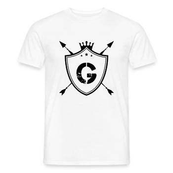 wappen g - Männer T-Shirt - Weiß - Vorne - AI Model Male 178 dark (178cm)
