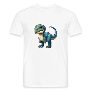 Dinosaure Animal Sauvage - T-shirt homme - blanc - Devant - AI Model Male 178 dark (178cm)