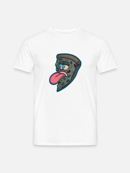 Pizzastück Pizzeria - Männer T-Shirt - Weiß