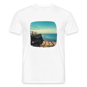 Nordsee - Männer T-Shirt - Weiß - Vorne - AI Model Male 178 dark (178cm)