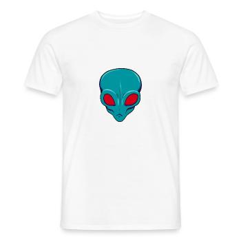 Außerirdischer - Männer T-Shirt - Weiß - Vorne - AI Model Male 178 dark (178cm)