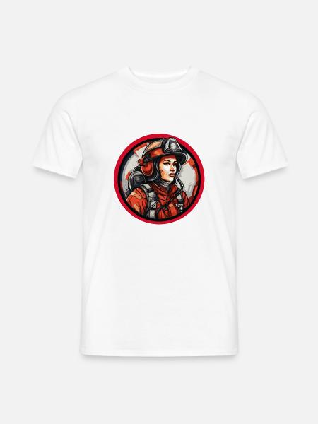 Pompière - T-shirt homme - blanc